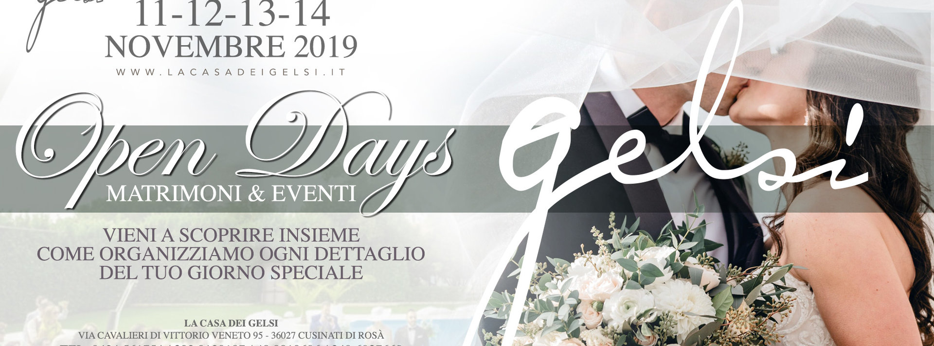 Open day matrimoni alla Casa dei Gelsi