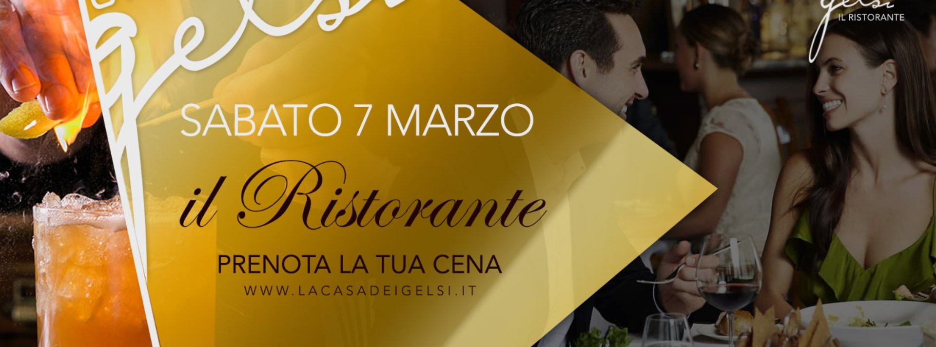 Cena ristorante Gelsi 7 marzo 2020