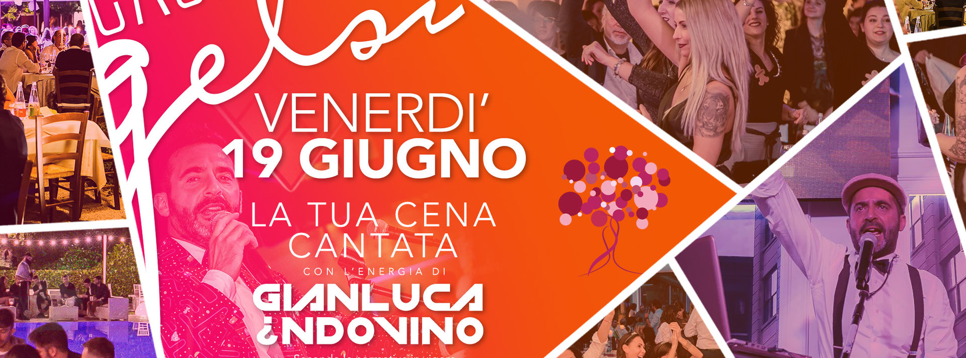 Cena cantata con Indovino - 19 giugno 2020